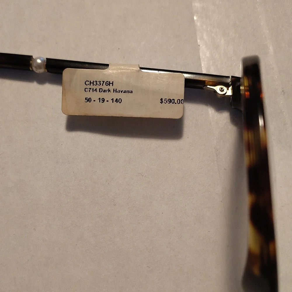 CHANEL Tortoiseshell Round Optical Glasses